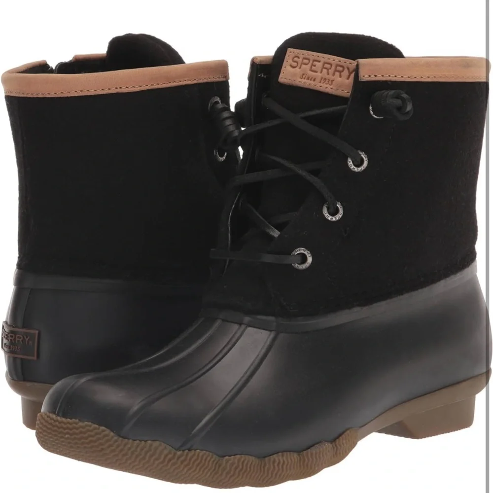 Sperry Saltwater Wool Rain Boot NWOT